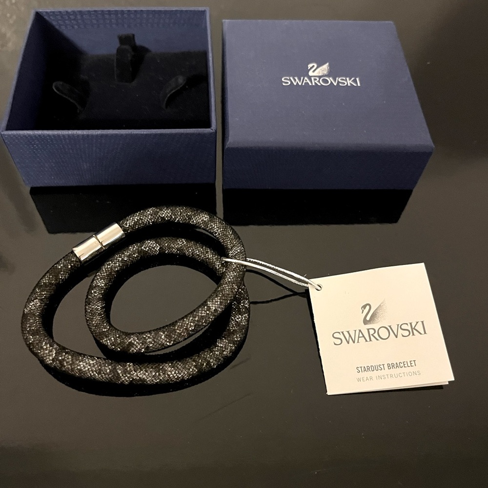 SWAROVSKI STARDUST DELUXE DOUBLE TUBE BRACELET